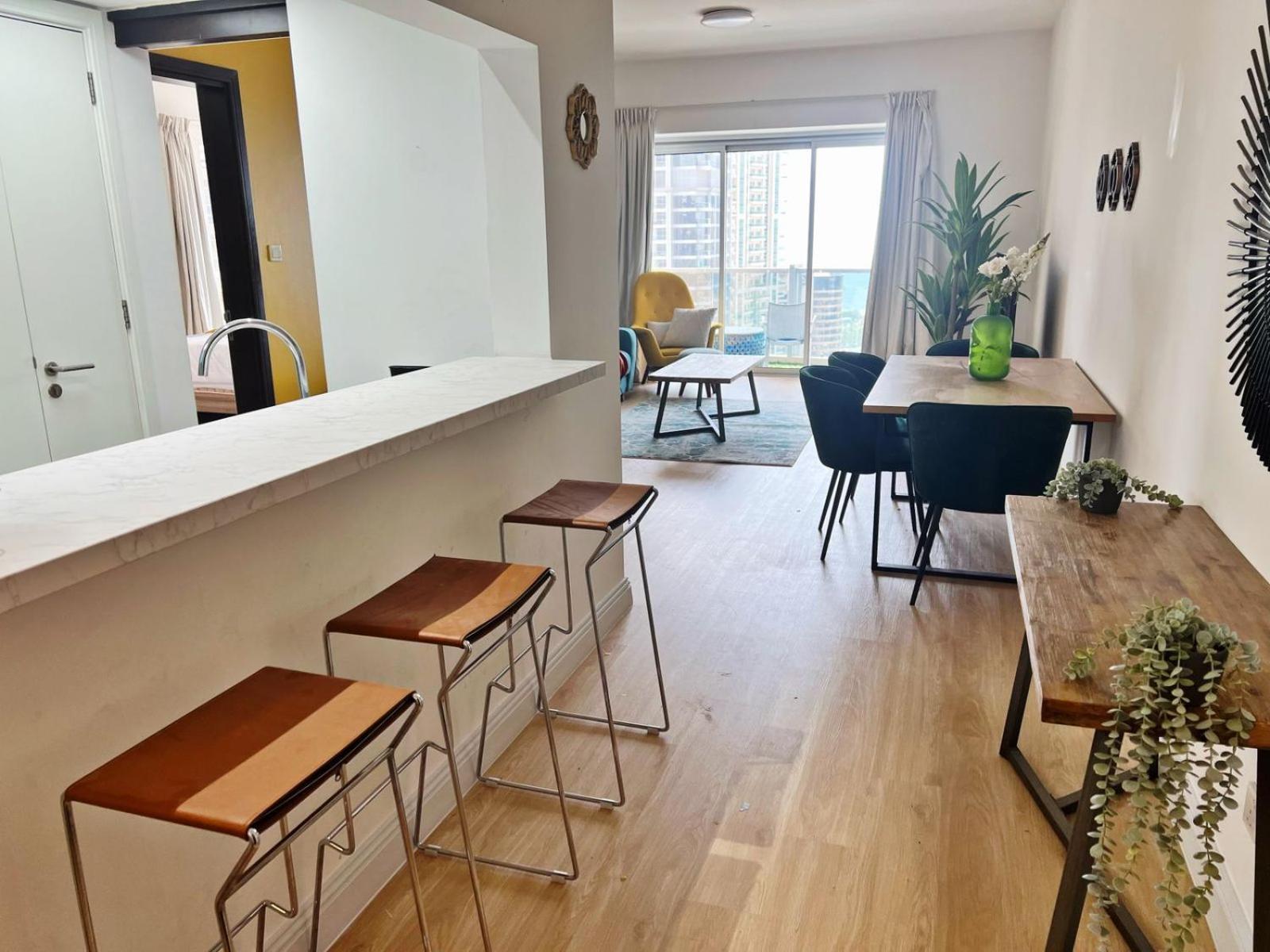 Newly Renovated Marina & Sea View Family Condo دبي المظهر الخارجي الصورة